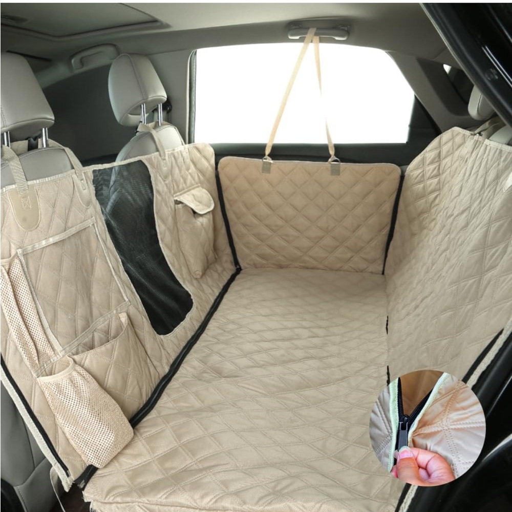 Bark lovers car seat cover